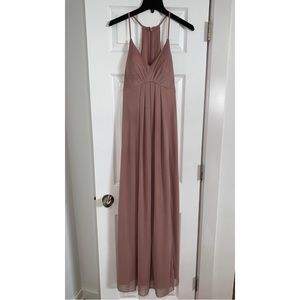 Azazie maternity dress in color Dusty Rose size 4